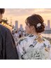 【10/17淀川花火限定】 11時～ 浴衣着付けヘアセット　￥5500 → ￥5000