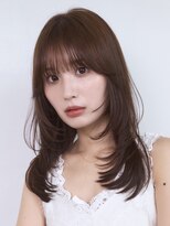 ロンドアンメゾン 原宿(Lond un Maison.)&nbsp;韓国風レイヤーカット/ミディアムレイヤー/ハッシュカット/0928