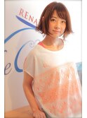 【レナータ】ナチュラル☆ボブ毛先ハネスタイル♪