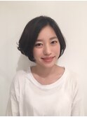 中分けジェンダーレスショート☆
