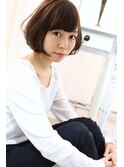 ナチュラルショートボブ