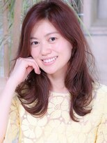 オーガニックサロン フェイス 梅田店(organic salon face)&nbsp;春色ピンクのふんわりパーマ