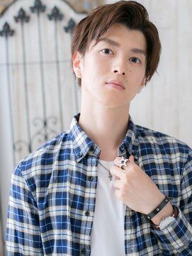 モッズヘア メン 上尾東口店(mod's hair men) ≪mod's men≫アップバングでイケメン無造作ショートe