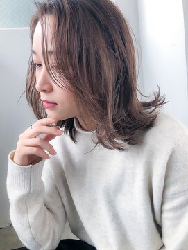 アコロン 武蔵小杉(acoron.) 小顔×オリーブカラー×ハイライトカラー×イルミナ×武蔵小杉