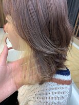 クオリス 上板橋店(QUALIS) インナーカラー/春カラー/ブラウン/イエロー/ボブ/外ハネ