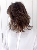 ハイライトミディ_Aラインボブかきあげロング_ba328402