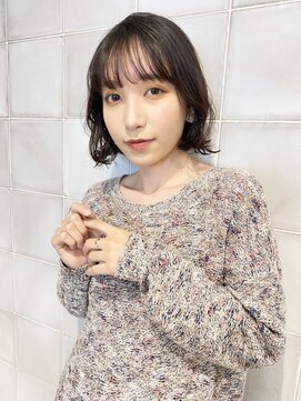 アフロディーテ 銀座(APHRODITE GINZA) 前髪/こなれミディ/ウェーブパーマ/アンブレラカラー/銀座