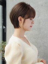 エインアンリー 表参道(AIN.ANLY.)&nbsp;前髪あり耳掛けショートボブ20代30代40代【AIN.表参道】川原大地