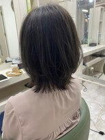 リンク ヘアアンドエステティック(Link Hair&Esthetic)&nbsp;くびレイヤー×グレージュ