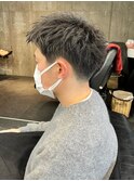 【SiSTA】田中黒髪刈り上げアップバングベリーショート