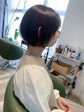ヘアースパリゾート リアン 燕三条店(Lien) 丸くてかわいいショートボブ_