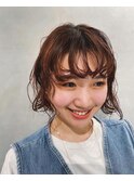 ボブパーマ　ニュアンスパーマ