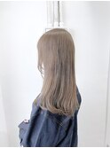 黒染め履歴からのミルクティーベージュ