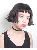 大人可愛い20代30代40代ミディアムヘア/オン眉