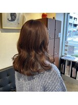 アルマヘアー(Alma hair by murasaki)&nbsp;◎ツヤベージュのミディアムスタイル◎