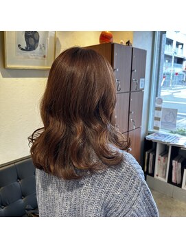 アルマヘアー(Alma hair by murasaki) ◎ツヤベージュのミディアムスタイル◎