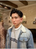 メンズショート/ビジネスヘア/刈り上げ/ジェル仕上げ/銀座有楽町