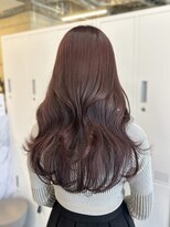 アリュウル 表参道 青山(Allure) ワインレッド×レイヤーカット◯ KAKO