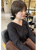 お悩み女子解決☆丸みショート×上品オリーブ