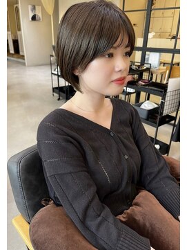 ヘアーポケット リタ(HAIR POCKET ritta) お悩み女子解決☆丸みショート×上品オリーブ