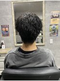滋賀/南草津/メンズ美容室/波巻きツイストスパイラルパーマ