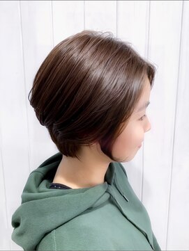 ウォーターリリー(Water Lily) 【アッシュブラウン】耳掛けショートボブ
