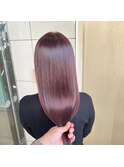 ピンクブラウン/暖色カラー[船橋/プルエクステ/ダブルカラー]
