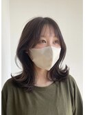伸ばしかけでも可愛いロブ＊