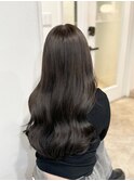 くびれヘアアプリコットオレンジ夏ヘアハイライトカラー
