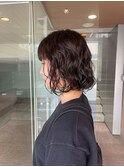 【ケアパーマ】ボブ＋ニュアンスウェーブ