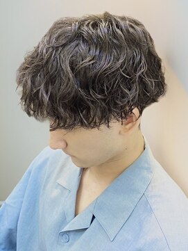 ビッケメンズヘア(Vicke Men's hair) フェザーパーマセンターパートダウンパーマニュアンスパーマ韓国