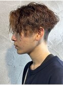 波巻きスパイラルパーマメンズパーマメンズセンターパート高崎