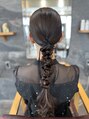 オーブ ヘアー ハカタ 博多3号店(AUBE HAIR hakata)&nbsp;タイト編みおろしヘア☆おすすめです