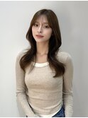 レイヤーカット 韓国ヘア 小顔 顔周り イメチェン 似合わせ 前髪