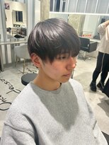 メンズサロン キング 心斎橋店(Men’s salon K!ng) ホワイトメッシュ/ツイスト/ツイスパ/パーマ/メンズ/眉毛/心斎橋
