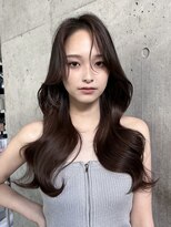 エインアンリー 明治神宮前(AIN.ANLY.)&nbsp;うるツヤオリーブベージュモテ髪色気暗めカラー美髪大人ヘア