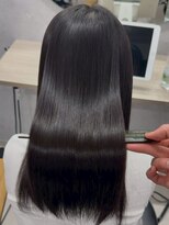 ハーシーバイアポロ 相模大野(HERSHE by apollo)&nbsp;x髪質改善/ホワイトグレージュ/レイヤーカット/チェリーブラウン