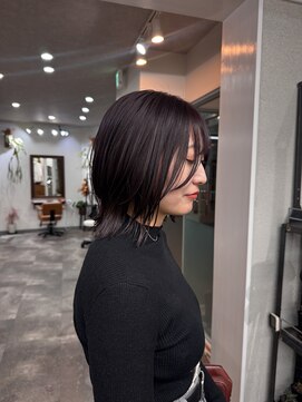 カーキヘアリンク(khaki hair link) 上品に大人レイヤーボブ