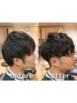 カズ 中津店(KAZU) 茨木市 直毛 ツイストスパイラル  ケアパーマ