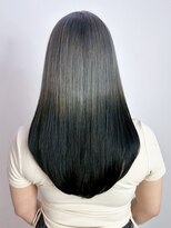 アイティーバイアルバム 下北沢店(IT by ALBUM)&nbsp;ロング韓国ヘア顔周りレイヤーオリーブグレー_ba571132