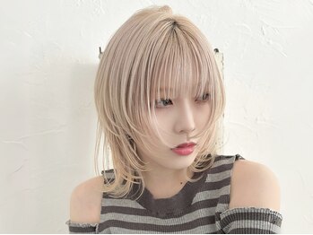 フリーラ 横浜(freera)の写真/《何度も楽しめる*》ケアブリーチ×ハイトーンカラーで髪を傷ませず透明感が手に入る[横浜駅/ダブルカラー]