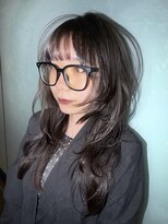 ノラ ヘアーサロン(NORA HAIR SALON)&nbsp;【琴海】ウルフカットシャギーロングレイヤーハッシュカット