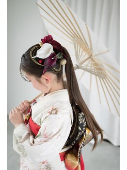 ヌック(nook)の写真/七五三、成人式や卒業式、冠婚葬祭の着付けもお任せ♪苦しくないのに着崩れしにくいプロの技で一日快適に。