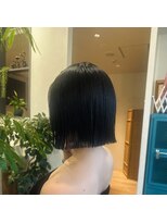 ソースバンダイ 万代(SOURCE) あご下1センチパッツとボブ×ブルーブラック