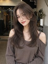 ヘアプレイスソル (HAIR PLACE SoL)&nbsp;透明感シアーブラウン/レイヤーカット/顔まわりカット
