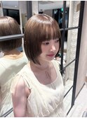 姫カット×ぱっつんボブ