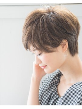 リル 8F 銀座(Rire) 【Rire-リル銀座-】ひし形シルエットのエアリーショートボブ☆彡