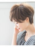 【Rire-リル銀座-】ひし形シルエットのエアリーショートボブ☆彡