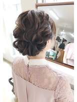 ロカット サロン(Roquat Salon) お呼ばれシニヨンアレンジ【ヘアアレンジ 立川/立川南/八王子】