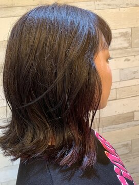 ヘアー サロン フルール(hair salon Fleur) インナーパープル